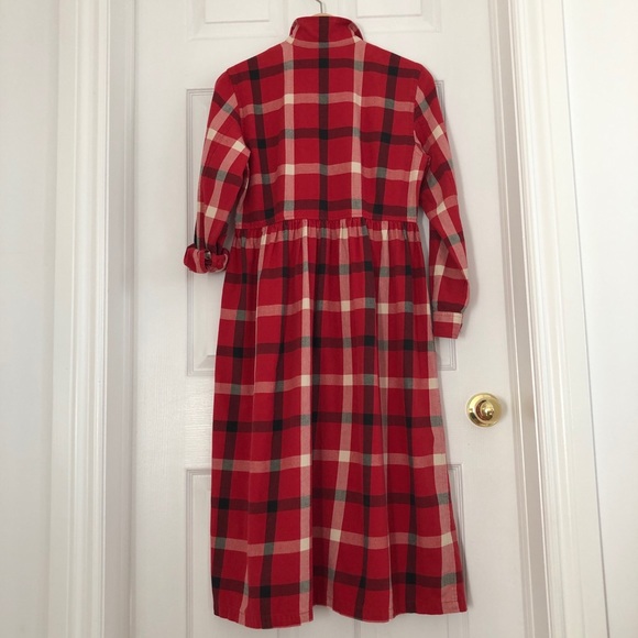 Vintage Jones New York Flannel Shirt Dress - Picture 6 of 9